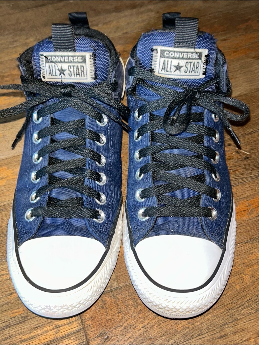 Converse Navy and Black Low Top Sneakers